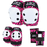 187 KILLER PADS JR SIX PACK PROTEZIONI BAMBINO ROSA NEON