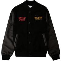 DOOMSDAY MORE FIRE VARSITY BLACK GIACCA