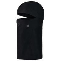 BUFF HINGED BALACLAVA SOLID BLACK FACEMASK