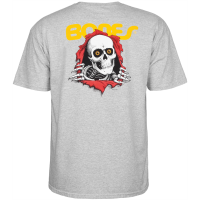 POWELL PERALTA RIPPER GREY MELANGE T-SHIRT