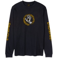 SANTA CRUZ SCREAMING 50 FRONT L/S BLACK T-SHIRT