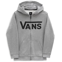 VANS CLASSIC ZIP CEMENT HEATHER/BLACK FELPA BAMBINO