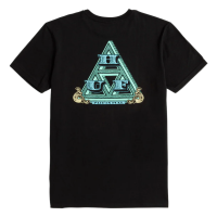 HUF PAID IN FULL BLACK T-SHIRT