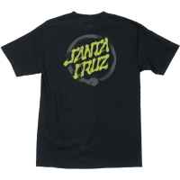 SANTA CRUZ MAKO DOT BLACK T-SHIRT 