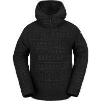 VOLCOM V-SCIENCE 1/2 ZIP HALF BLACK PILE