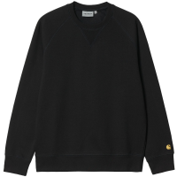 CARHARTT WIP CHASE SWEATSHIRT BLACK/GOLD FELPA