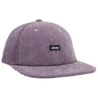 OBEY BOLD CORD 6 STRAPBACK WINEBERRY CAPPELLO