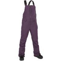 VOLCOM SWIFT BIB OVERALL BLACKBERRY PANTALONI SNOWBOARD DONNA