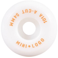 MINI LOGO A CUT 54mm 101A WHITE RUOTE SKATEBOARD