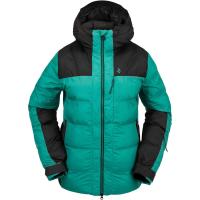 VOLCOM PUFFLEUP VIBRANT GREEN GIACCA SNOWBOARD DONNA