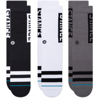 STANCE THE OG (3PZ) BLACK/WHITE CALZINI