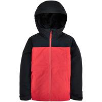 BURTON LODGEPOLE TRUE BLACK/TOMATO GIACCA SNOWBOARD BAMBINO