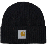 CARHARTT WIP ANGLISTIC BEANIE SPECKLED BLACK CAPPELLO