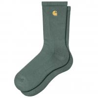 CARHARTT WIP CHASE SILVER PINE/GOLD CALZINI