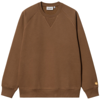 CARHARTT WIP CHASE SWEATSHIRT TAMARIND/GOLD FELPA