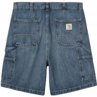 CARHARTT WIP OG SINGLE KNEE SHORT BLUE (DARK USED WASHED) 