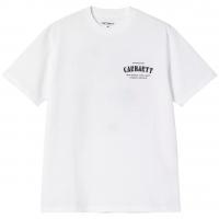 CARHARTT WIP S/S  CATALOGUE C LOGO WHITE T-SHIRT