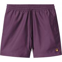 CARHARTT WIP CHASE SWIM TRUNKS HUCKLEBERRY/GOLD COSTUME