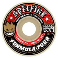 SPITFIRE WHEELS FORMULA FOUR CONICAL FULL 101A 52mm RUOTE SKATEBOARD