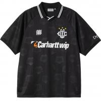CARHARTT WIP S/S HARTT'S FOOTBALL HEART TRAIN JACQUARD BLACK T-SHIRT