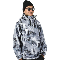 BRETHREN SOFTSHELL SPACE FEATHERS ANORAK GIACCA SNOWBOARD