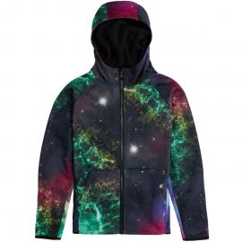 BURTON CROWN WEATHERPROOF FULL-ZIP PAINTED PLANETS FELPA SNOWBOARD BAMBINO