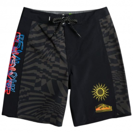 QUIKSILVER SURFSILK RADICAL ARCH BLACK 16 COSTUME BAMBINO