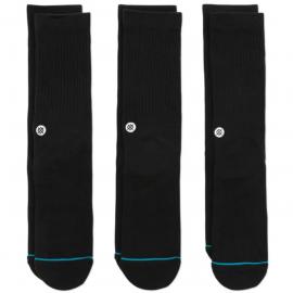 STANCE ICON (3 PZ) BLACK CALZINI