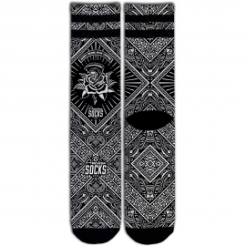 AMERICAN SOCKS BANDANA BLACK CALZINI