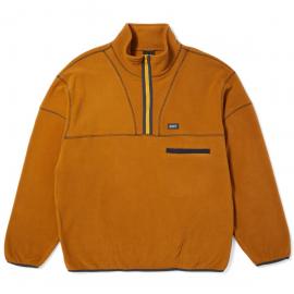 HUF ELYSIAN QUARTER ZIP LATTE PILE