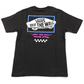 VANS SKETCHY PAST BLACK T-SHIRT BAMBINO