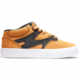 DC SHOES KALIS VULC MID WHEAT/BLACK SCARPE BAMBINO