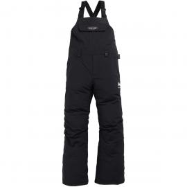 BURTON SKYLAR BIB TRUE BLACK PANTALONI SNOWBOARD BAMBINO