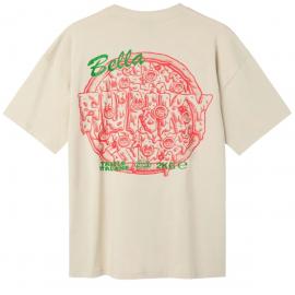 FUNKY PIZZA TEE NATURAL RAW 