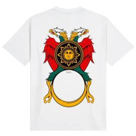 DOLLY NOIRE ASSO DI DENARI WHITE T-SHIRT