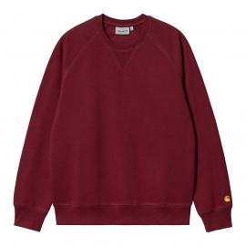 CARHARTT WIP CHASE SWEATSHIRT AMARONE/GOLD