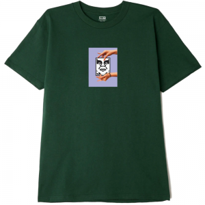 OBEY CHAINY CLASSIC FOREST GREEN T-SHIRT