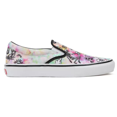 VANS SKATE SLIP-ON SHROOM DOOM/MULTI SCARPE