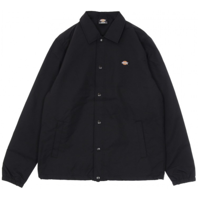 DICKIES OAKPORT COACH BLACK GIACCA