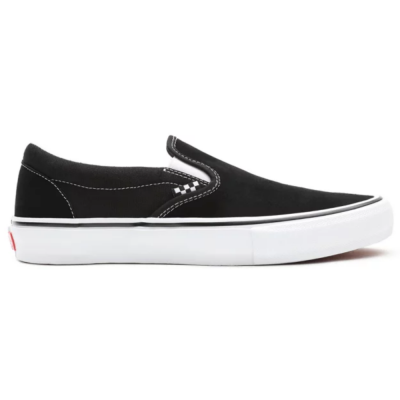 VANS SLIP-ON BLACK/WHITE SCARPE