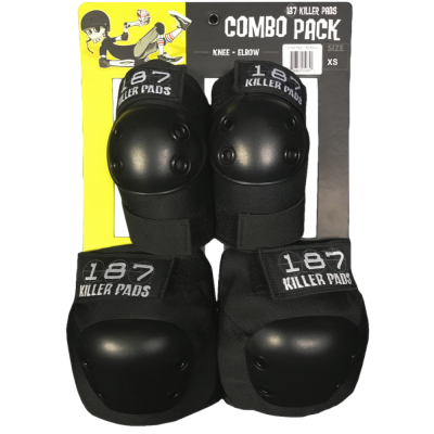 187 KILLER PADS COMBO PACK BLACK PROTEZIONI