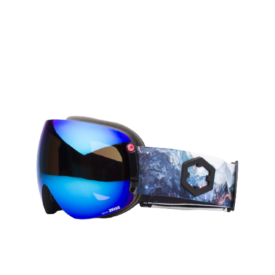 OUT OF OPEN XL SPARKS BLUE MCI MASCHERA SNOWBOARD