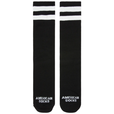 AMERICAN SOCKS BACK IN BLACK I BLACK/WHITE CALZINI