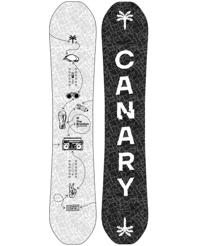 CANARY CARTEL THE BRAINFART 151 TAVOLA SNOWBOARD