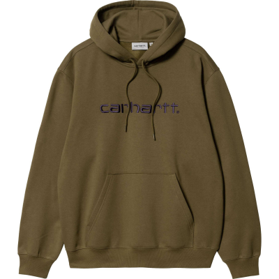 CARHARTT WIP HOODED SWEAT HIGHLAND/CASSIS