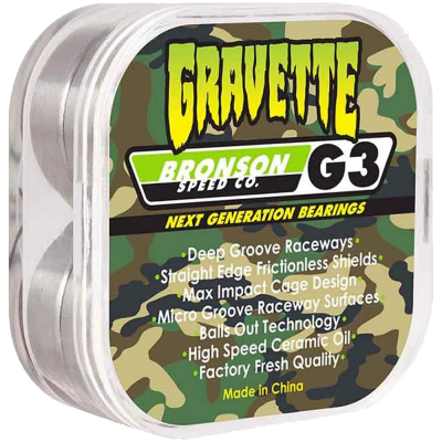 BRONSON DAVID GRAVETTE PRO BEARING G3 CUSCINETTI