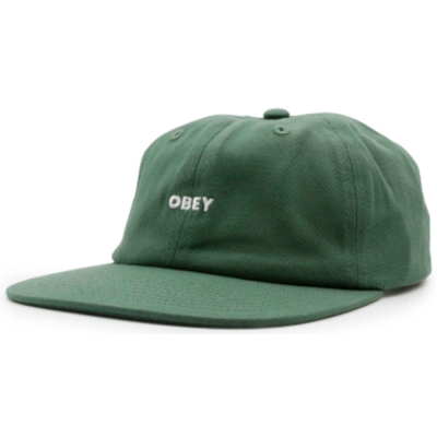 OBEY BOLD 6 PANEL STRAPBACK LEAF CAPPELLO