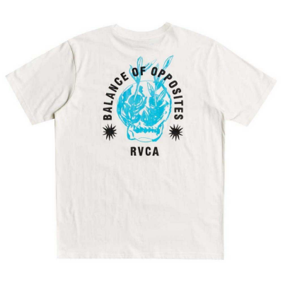 RVCA BALANCE ANTIQUE WHITE T-SHIRT