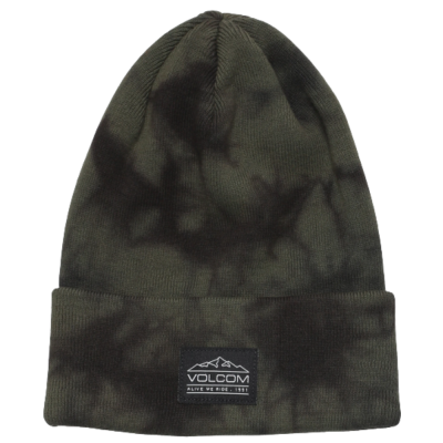 VOLCOM TIE-DYE BEANIE BLACK GREEN CAPPELLO