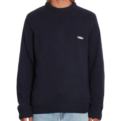 VOLCOM EDMONDER SWEATER NAVY MAGLIONE